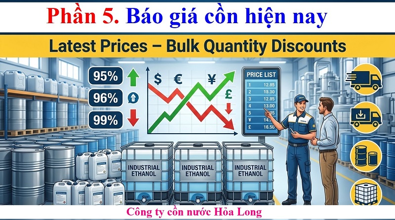 Mua Cồn Ethanol Công Nghiệp Ở Đâu Uy Tín? Báo Giá Và Kinh Nghiệm Lựa Chọn